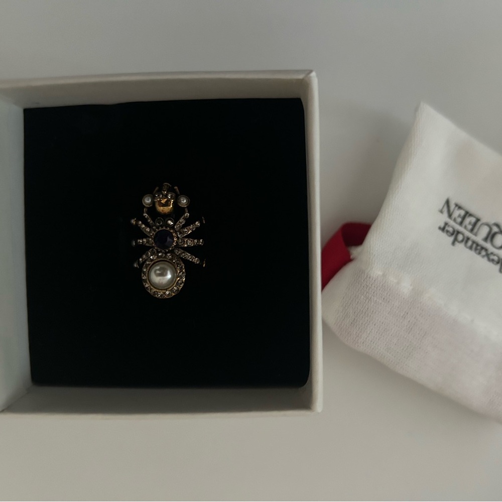 Alexander McQueen spider ring new